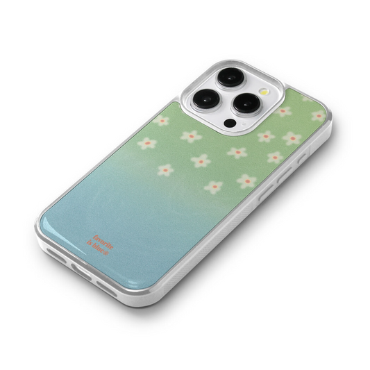 ｜midmaly｜ Matcha Silver Frame Phone Case