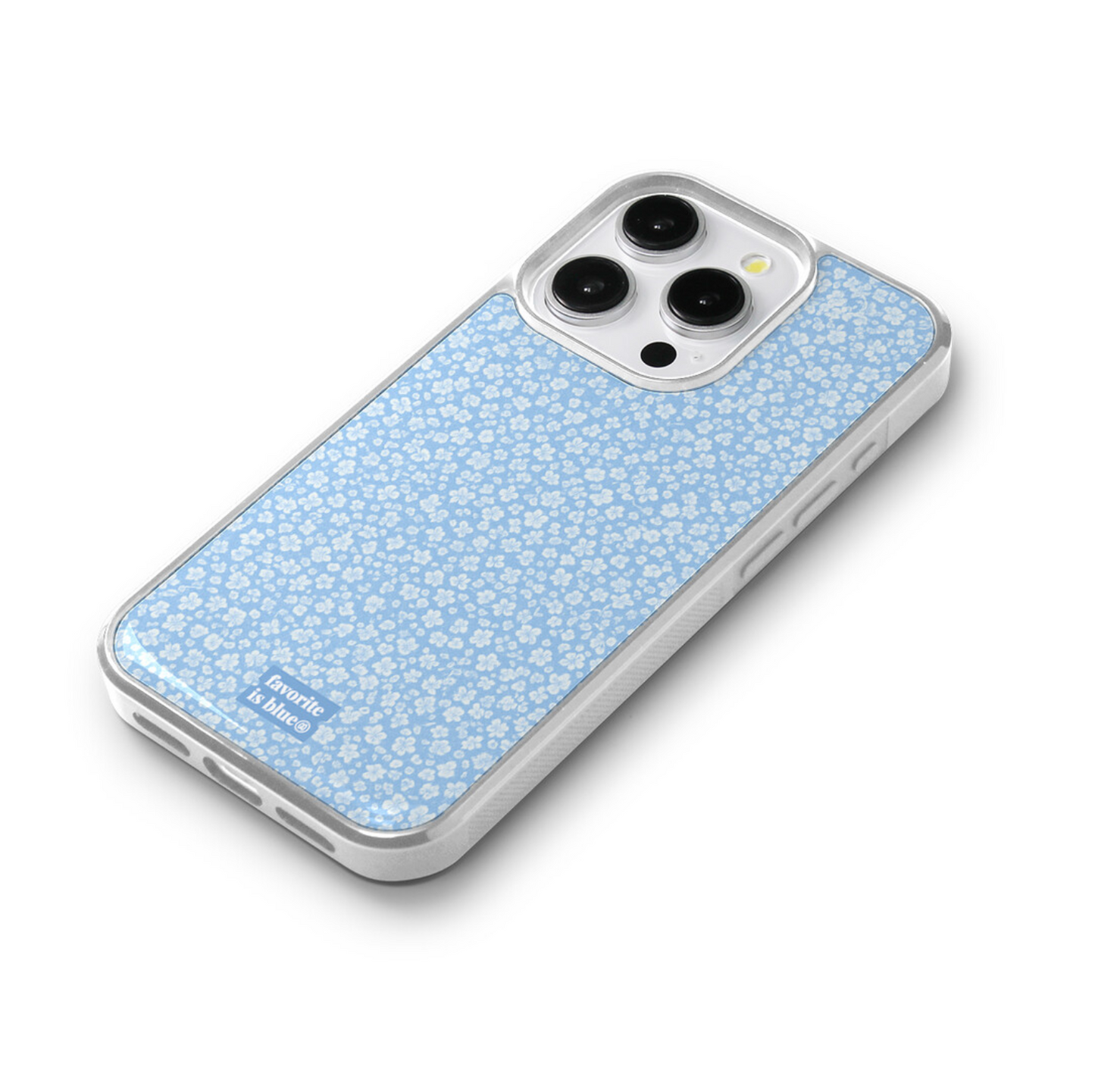｜midmaly｜ Lavender Silver Frame Phone Case