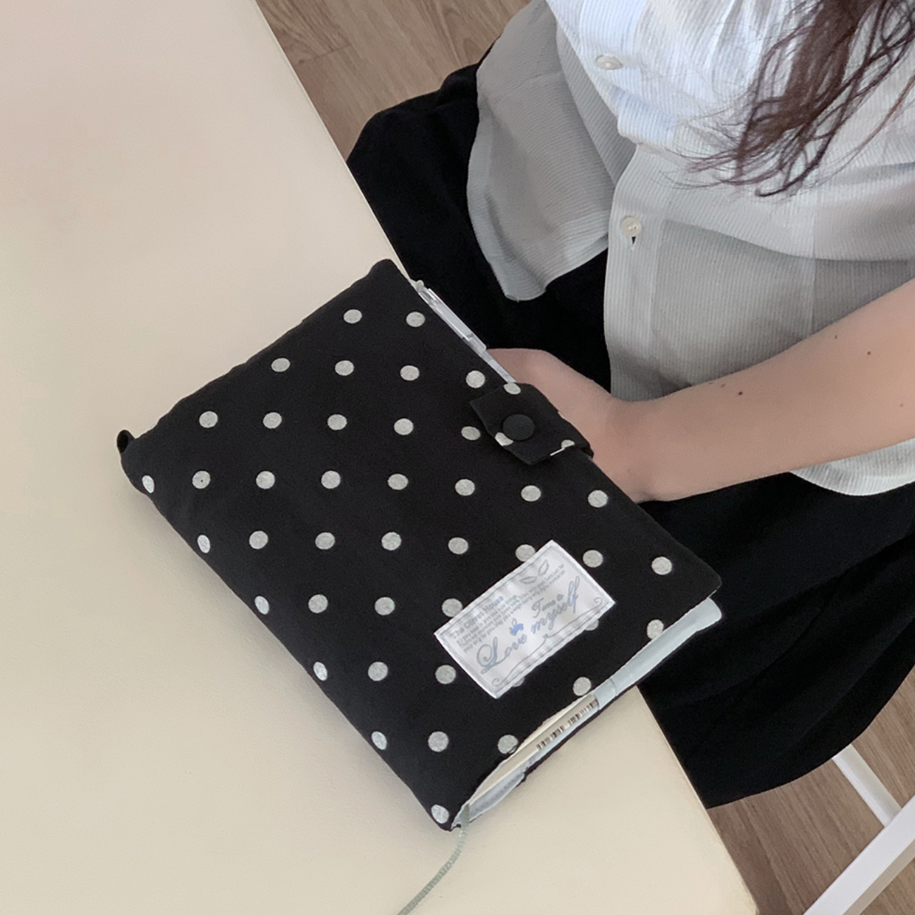 ｜OLIVET｜ B6 Book Cover Dot