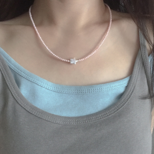 ｜moat｜ Coral Star Necklace (Silver925)