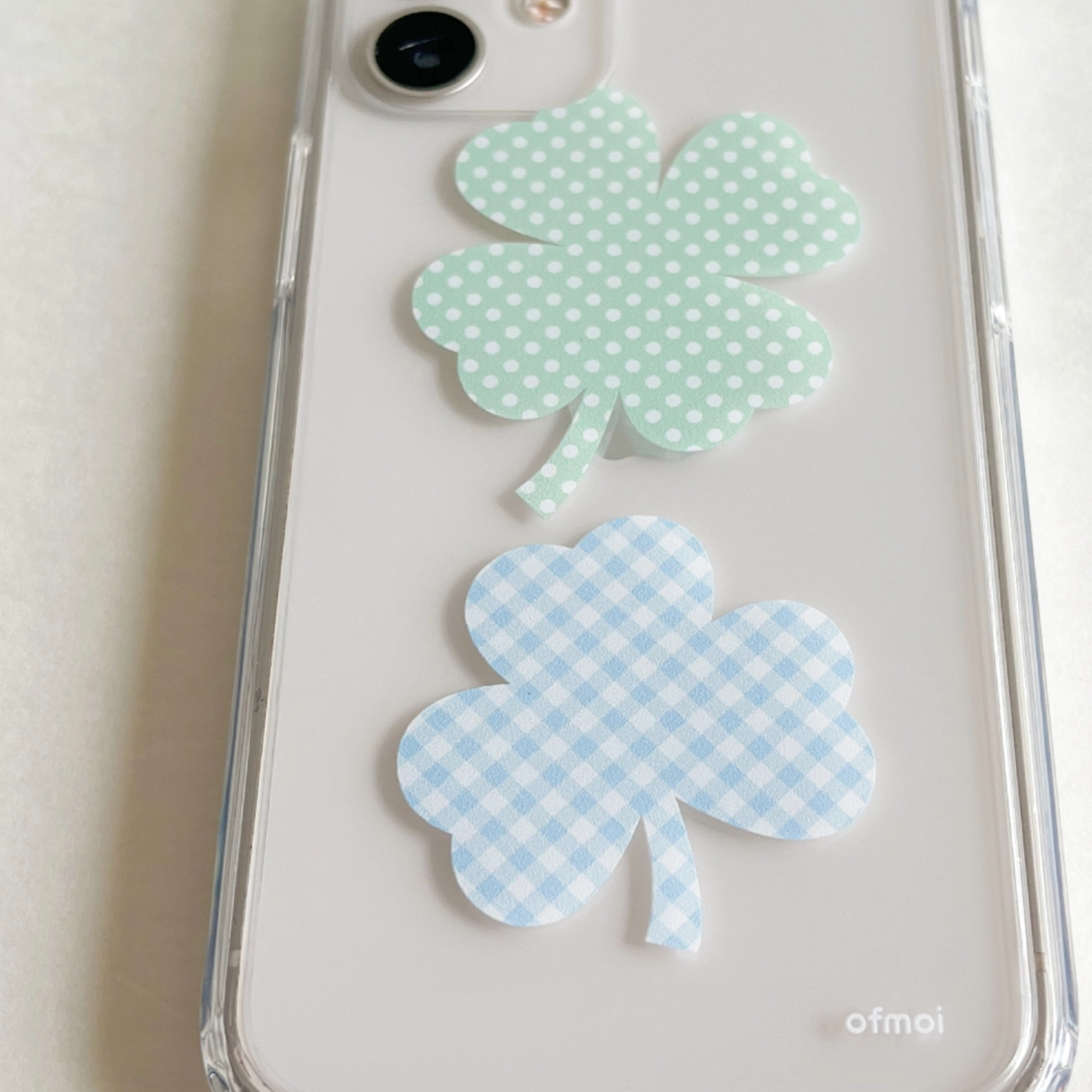 ｜ofmoi｜ Clover Clear Hard Case