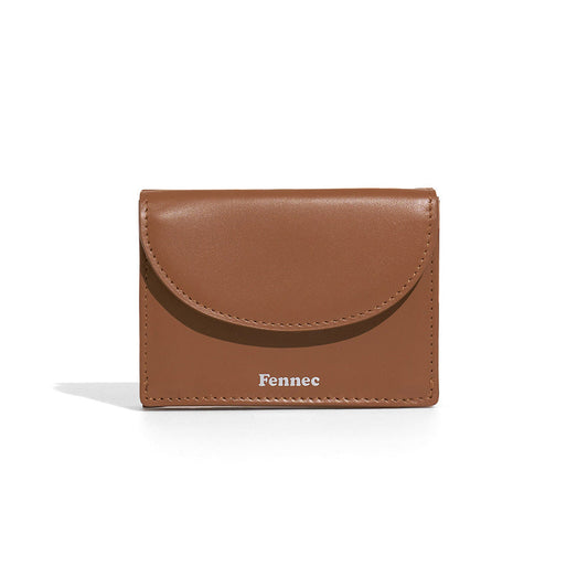 ｜Fennec｜ HALFMOON MINI WALLET - TAN BROWN