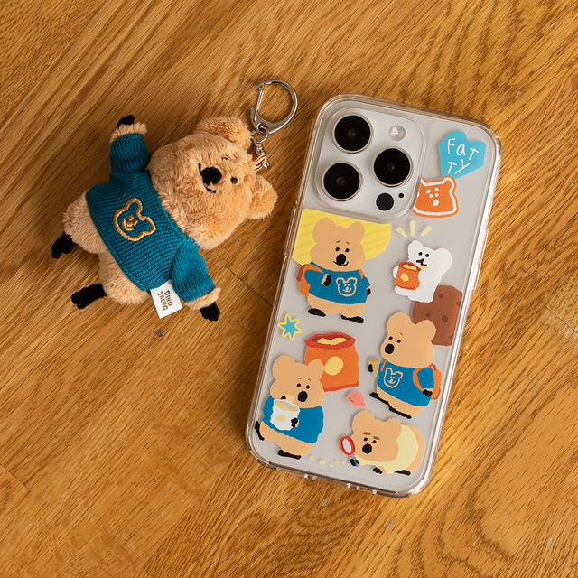 ｜Dinotaeng｜ Quokka in School Iphone Case (PRE-ORDER)