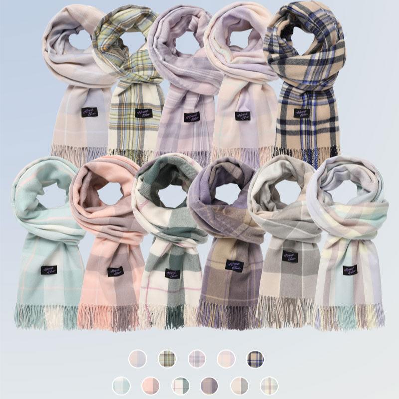 ｜Almostblue｜ HUG CHECK MUFFLER
