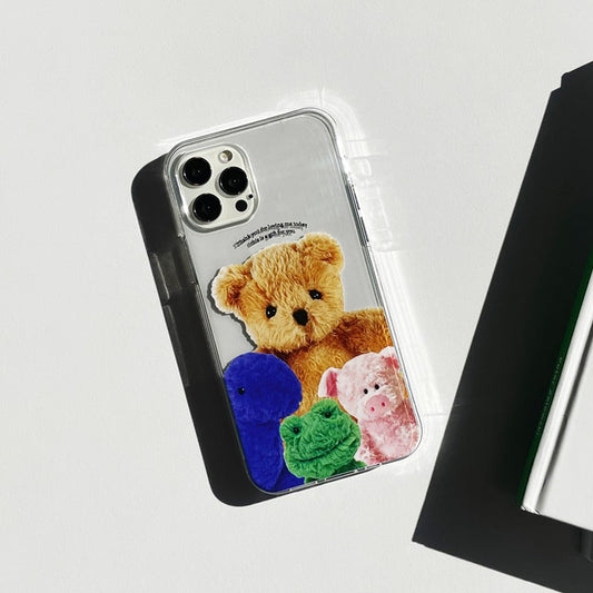 ｜MOMO CASE｜ 418 러빙TOYS(크림) Jelly Case