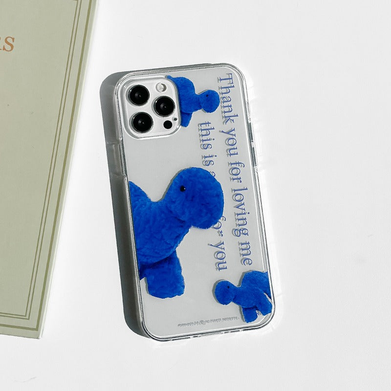 ｜MOMO CASE｜ 440 패턴블루우스 Jelly Case