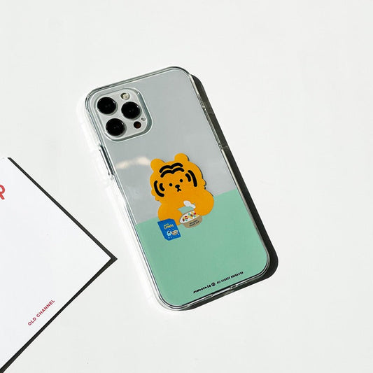 ｜MOMO CASE｜ 444 씨리얼먹호 Jelly Case