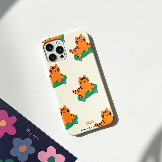 ｜MOMO CASE｜ 452 해피데이호랑 Phone Case