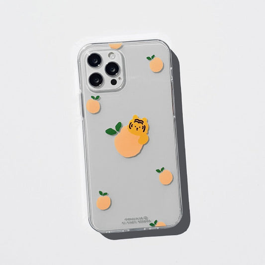 ｜MOMO CASE｜ 455 만다린호랑 Jelly Case
