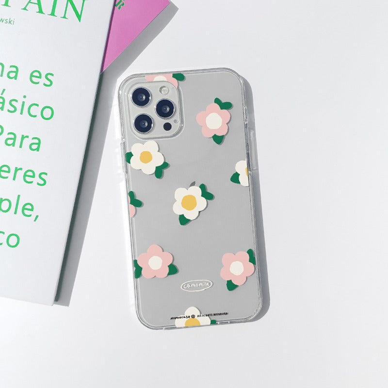 ｜MOMO CASE｜ 462 체크카모마일 Jelly Case
