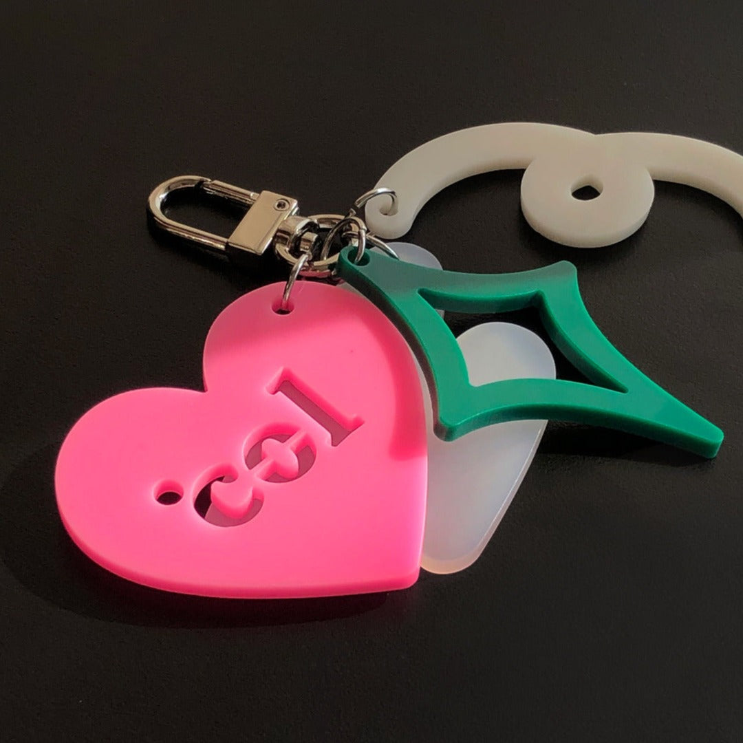 ｜collagevacance｜ Shape of Col's Love Keyring