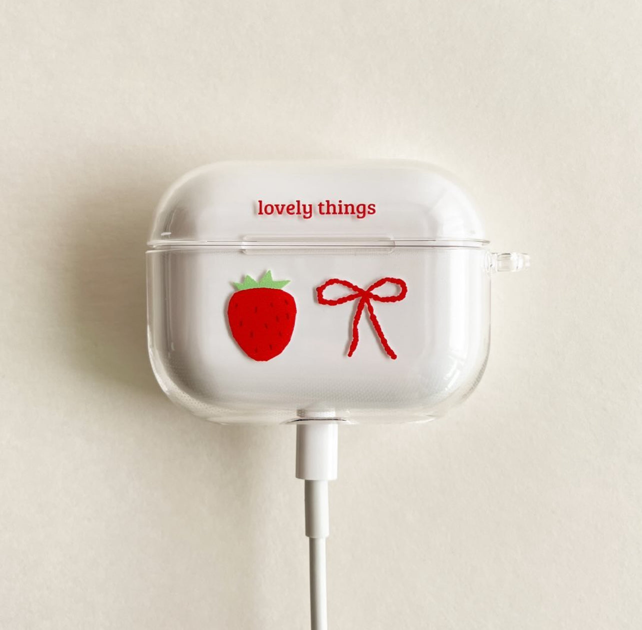 ｜ofmoi｜ Lovely Things Clear Airpods Case