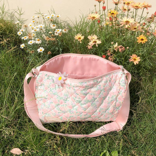 ｜ovuni｜ QUILTED DUFFEL BAG LAVENDER