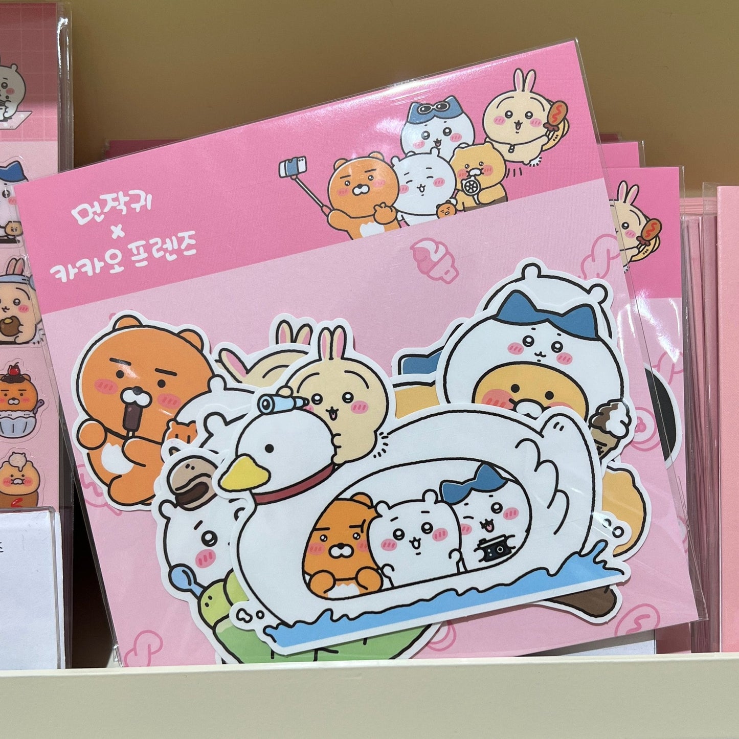預購 ｜Kakao Friends x Chiikawa｜ Die-cut Sticker Pack