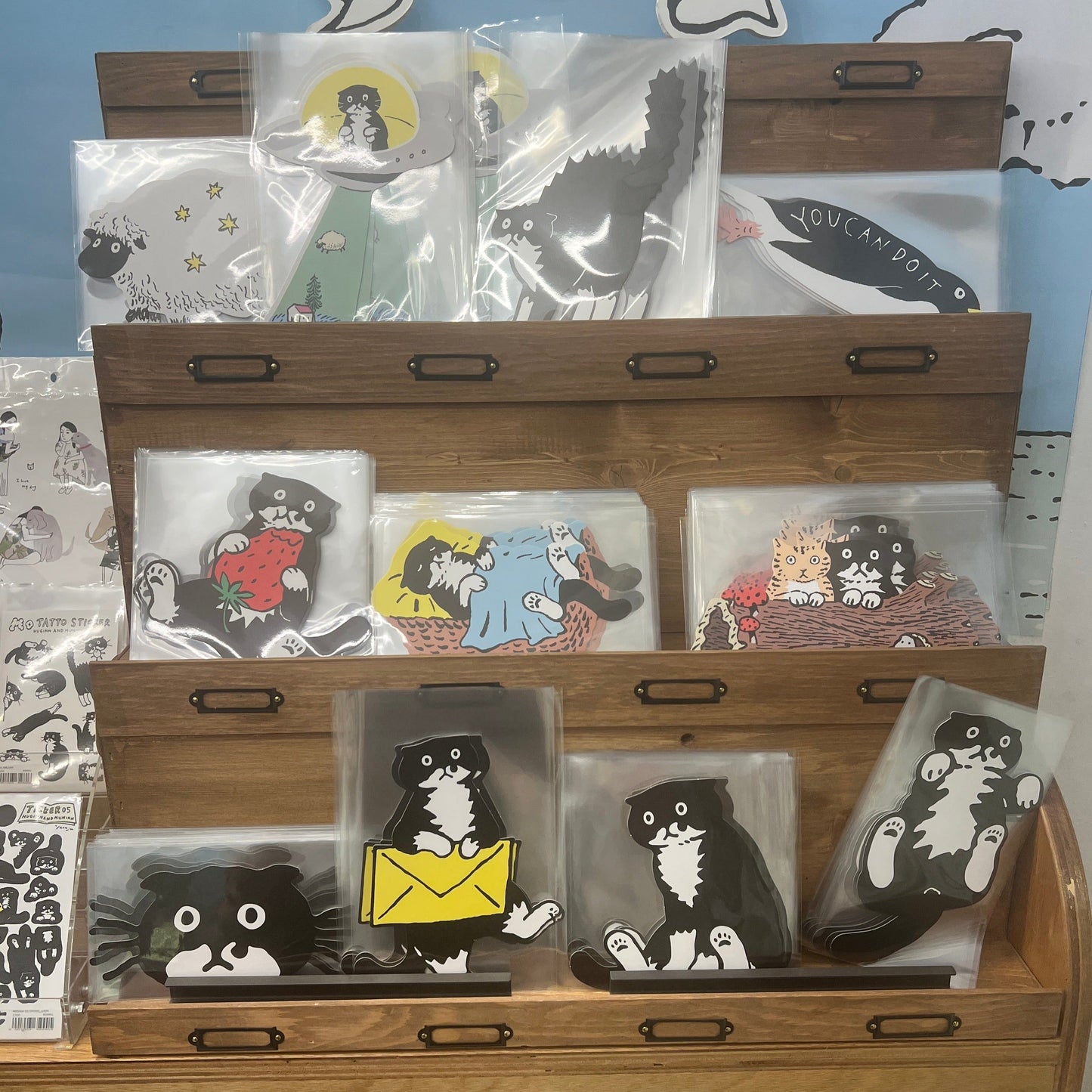 ｜HUGINN AND MUNINN｜ Die-cut Postcard