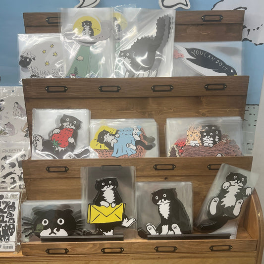 ｜HUGINN AND MUNINN｜ Die-cut Postcard