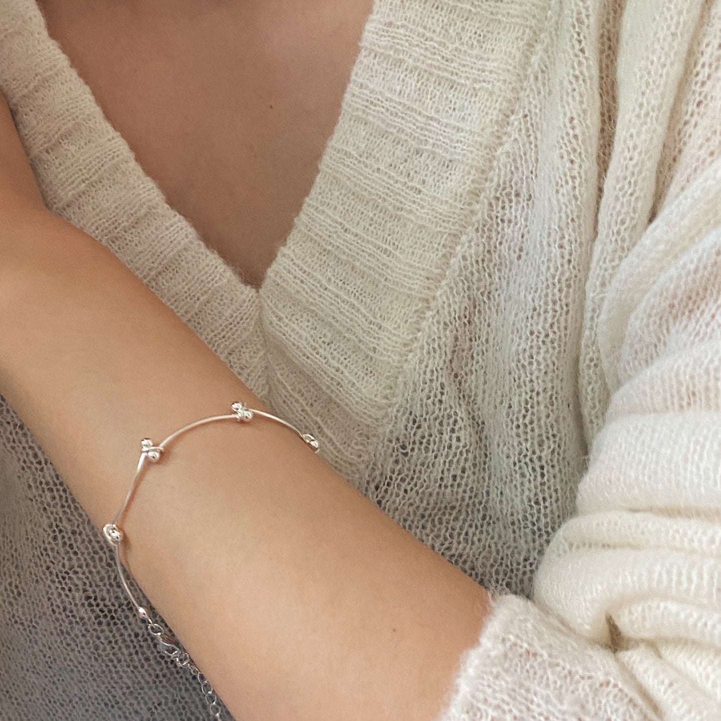 ｜Forimyme｜ Flow Silver Bracelet