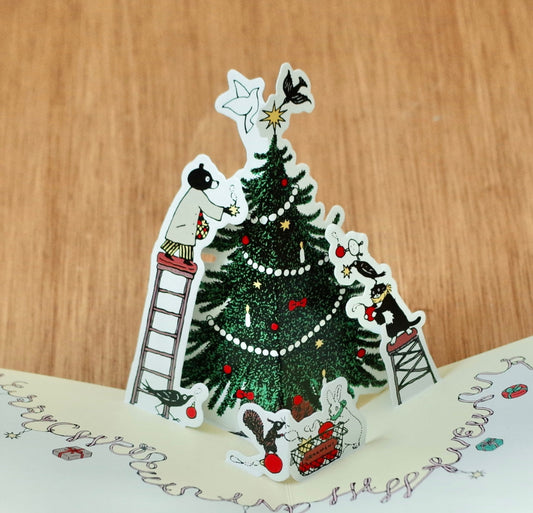 ｜HUGINN AND MUNINN｜ Mo Pop Card - Christmas Mo