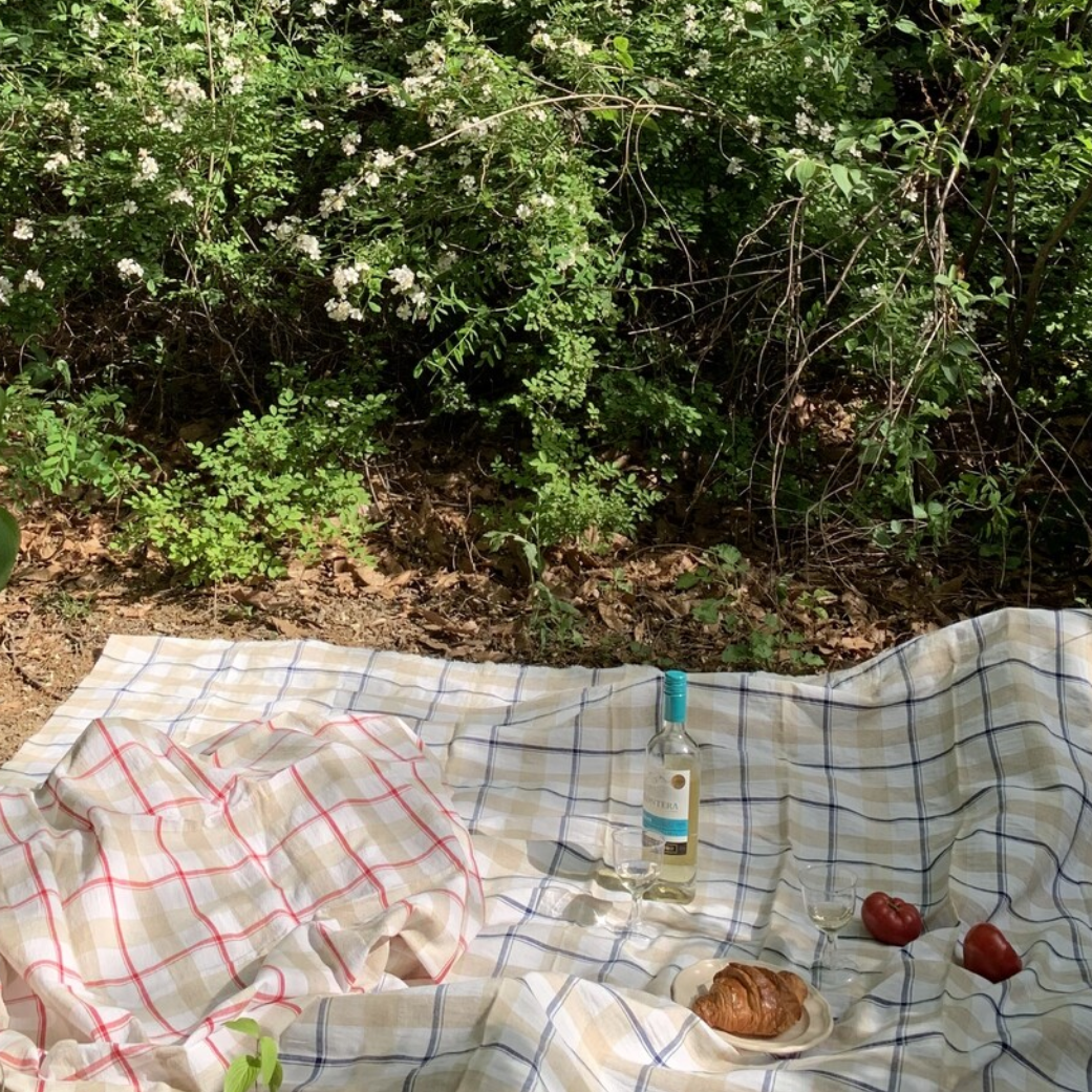 ｜ONMYOWN｜ Post Linen Picnic Mat