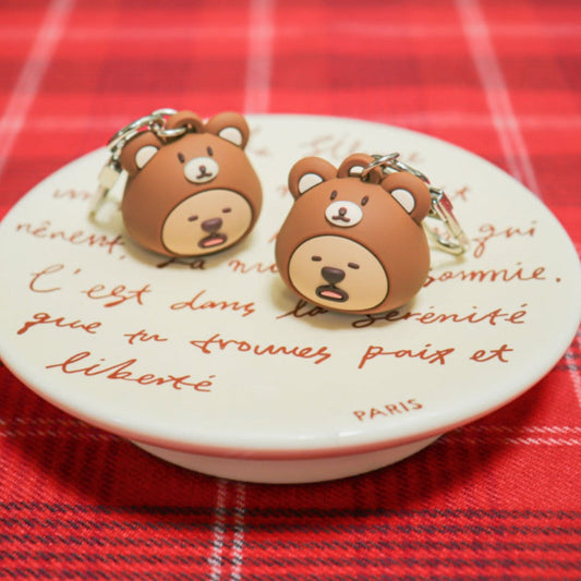 ｜YOUNG FOREST｜ Bear Quokka Face Keyring