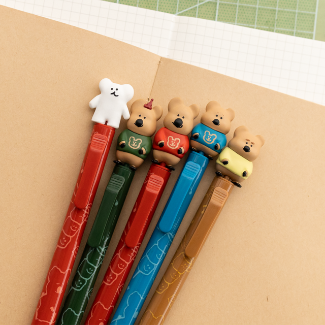 ｜Dinotaeng｜ Quokka in School Character Pen (6Types)