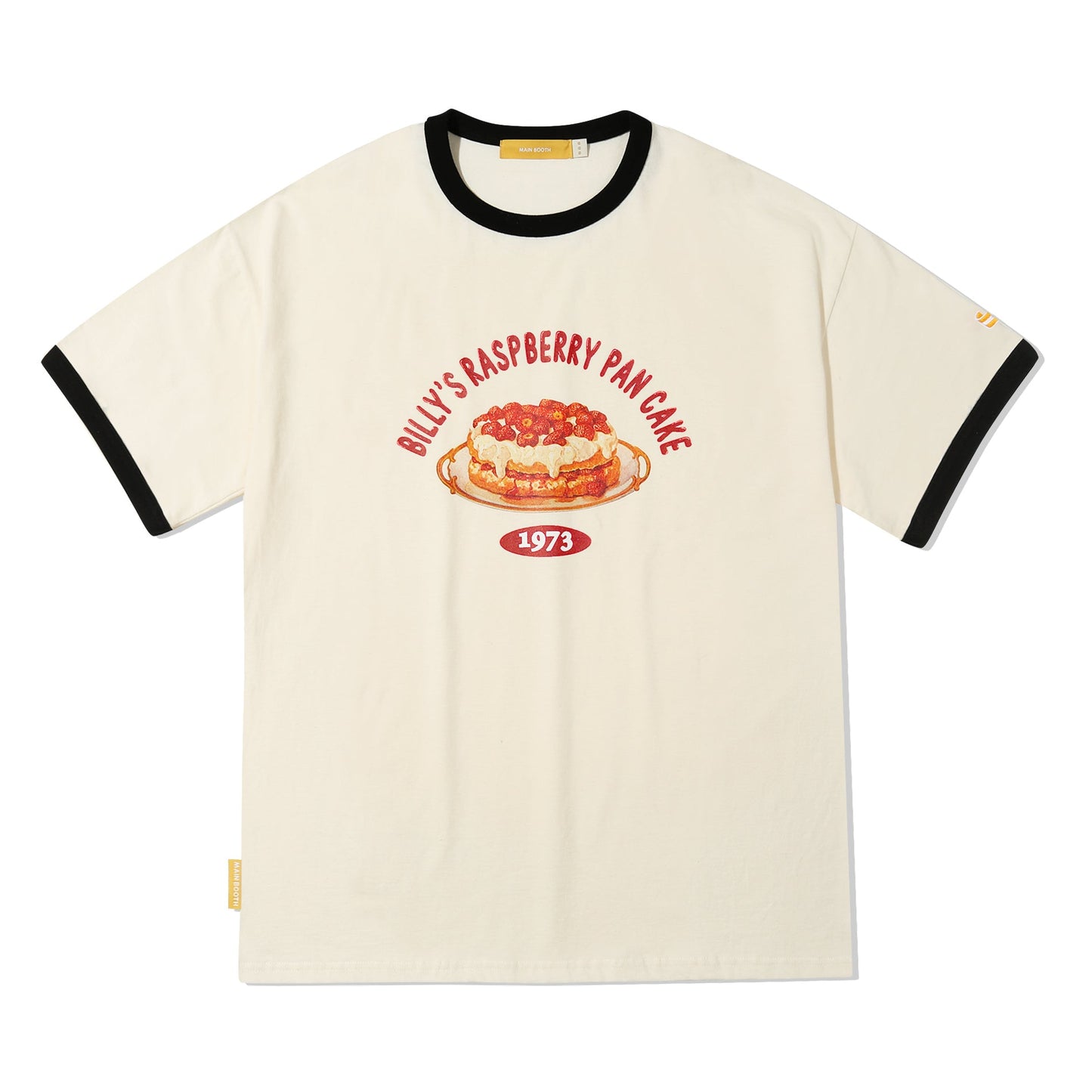 ｜Main Booth｜ Billy's Raspberry T-shirt (Cream)