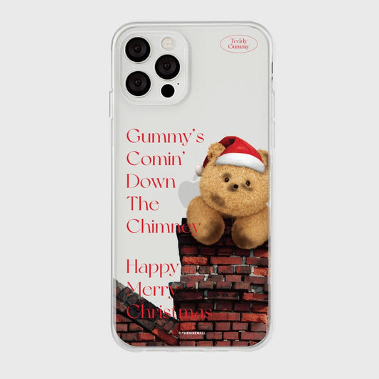 ｜THENINEMALL｜ 굴뚝 산타구미 Clear Phone Case (3 types)