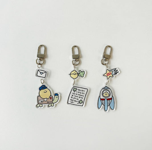 ｜second morning｜ Semo Post Office Keyring