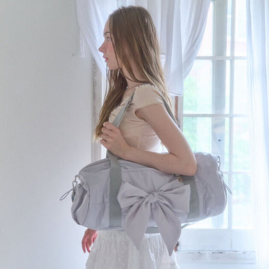 ｜COZING｜ Shiny Duffle Bag (Grey)