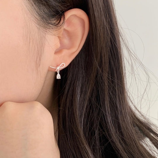 ｜SOYE PI-NE｜ Rope Cubic Knot Earrings