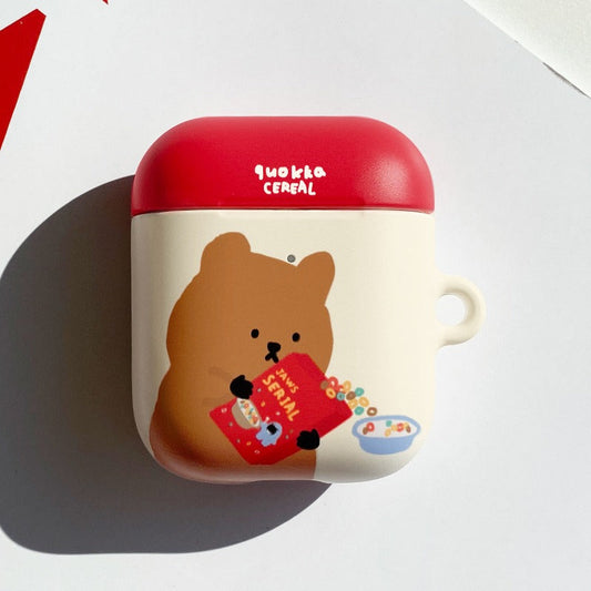 ｜MOMO CASE｜ 436 씨리얼쿼카 Airpods Case