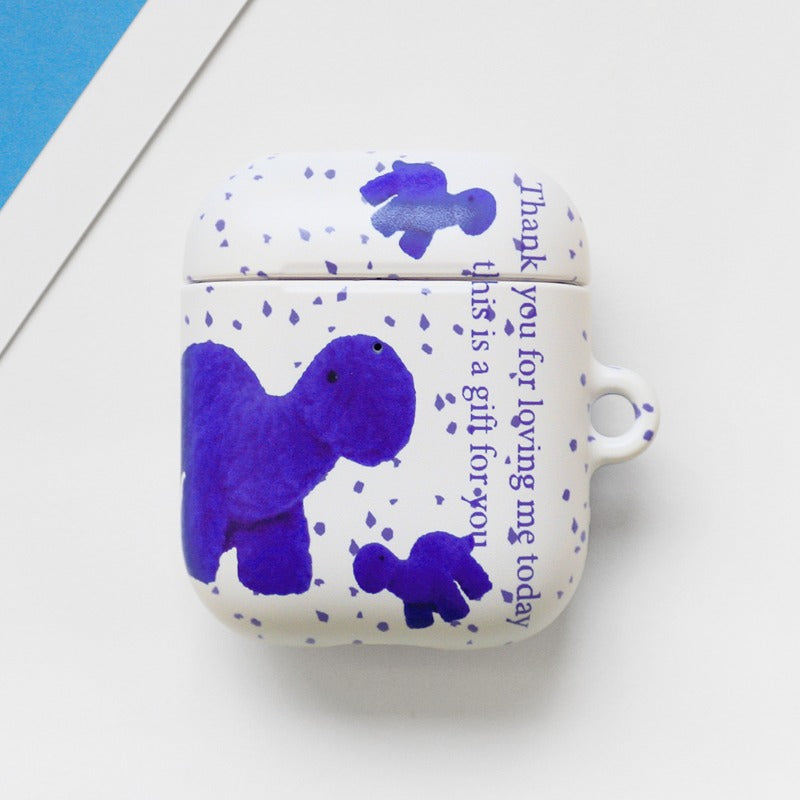 ｜MOMO CASE｜ 440 패턴블루우스 Airpods Case