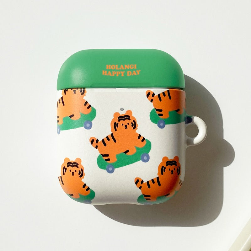｜MOMO CASE｜ 452 해피데이호랑 Airpods Case