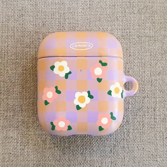 ｜MOMO CASE｜ 462 체크카모마일 Airpods Case