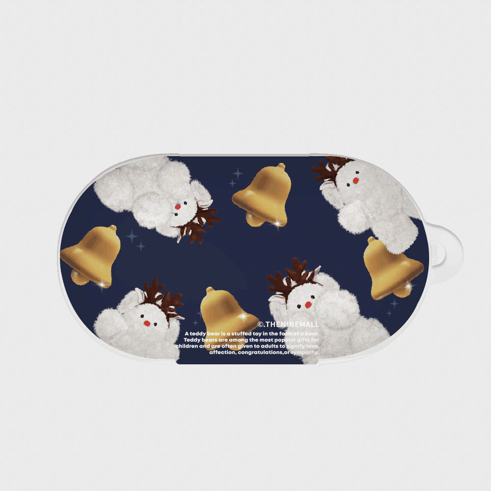 ｜THENINEMALL｜ 패턴 루돌프뽀꾸 Buds, Buds Plus Case