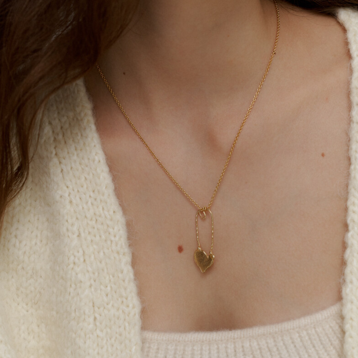 ｜DEEPBROW｜ Love Clip Necklace (Silver 925)