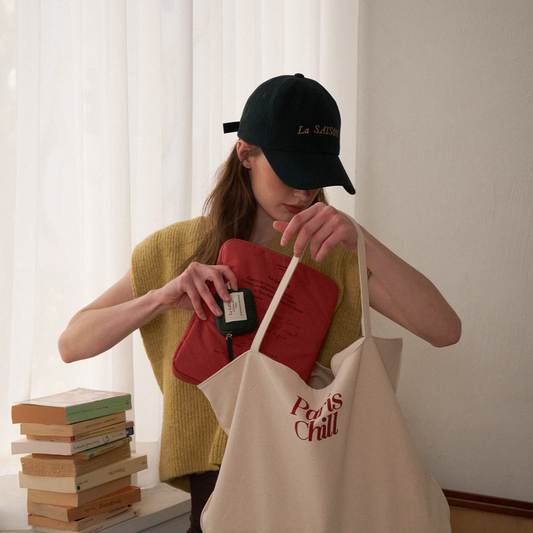 ｜HOTEL PARIS CHILL｜ La Saison Baseball Cap (Black Leaf)