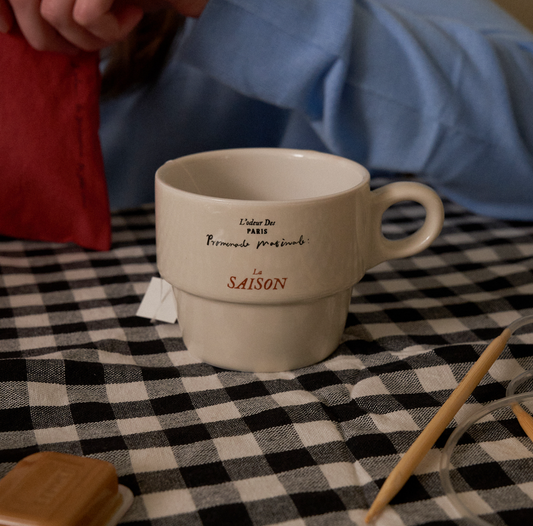 ｜HOTEL PARIS CHILL｜ La Saison Mug (Chilli on Linen)