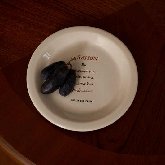 ｜HOTEL PARIS CHILL｜ La Saison Saucer (Chilli on Linen)