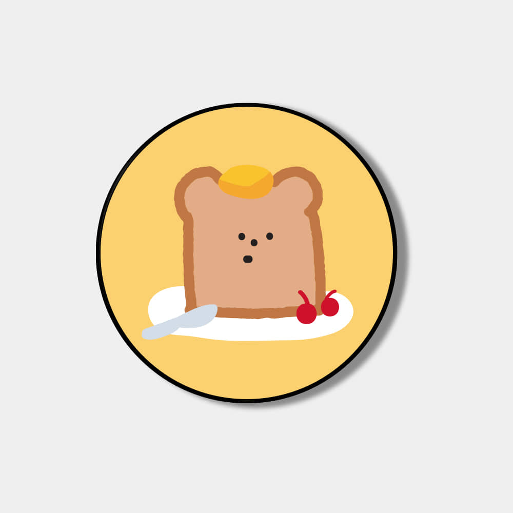 ｜THENINEMALL｜ Gummy Toast Grip Tok