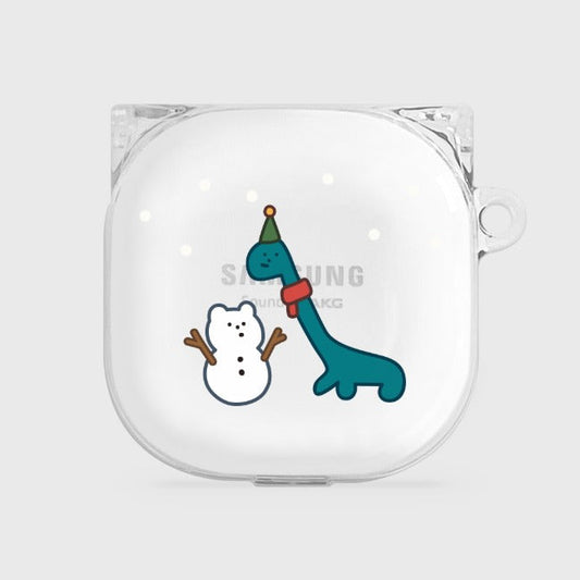 ｜THENINEMALL｜ 윈터공룡 Buds Live Clear Case