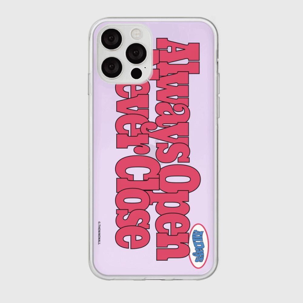 ｜THENINEMALL｜ Bold Always Open Mirror Phone Case