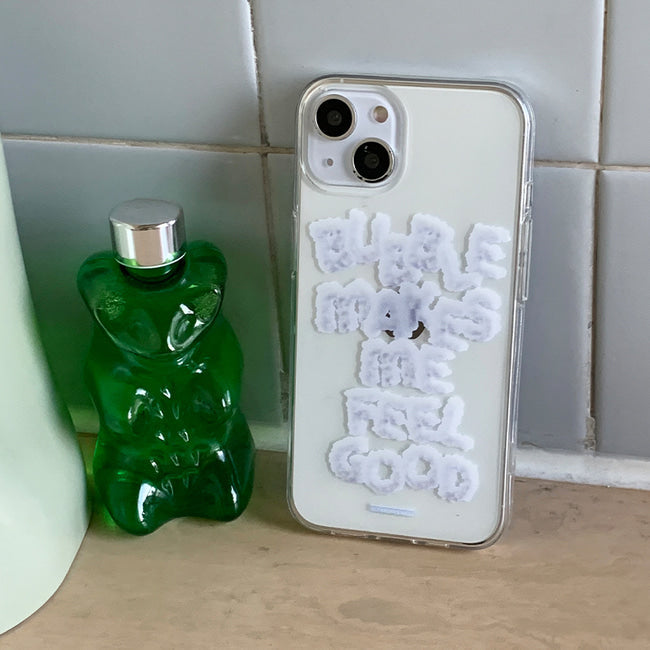 ｜THENINEMALL｜ Bubble Makes Me Clear Phone Case (3 types)