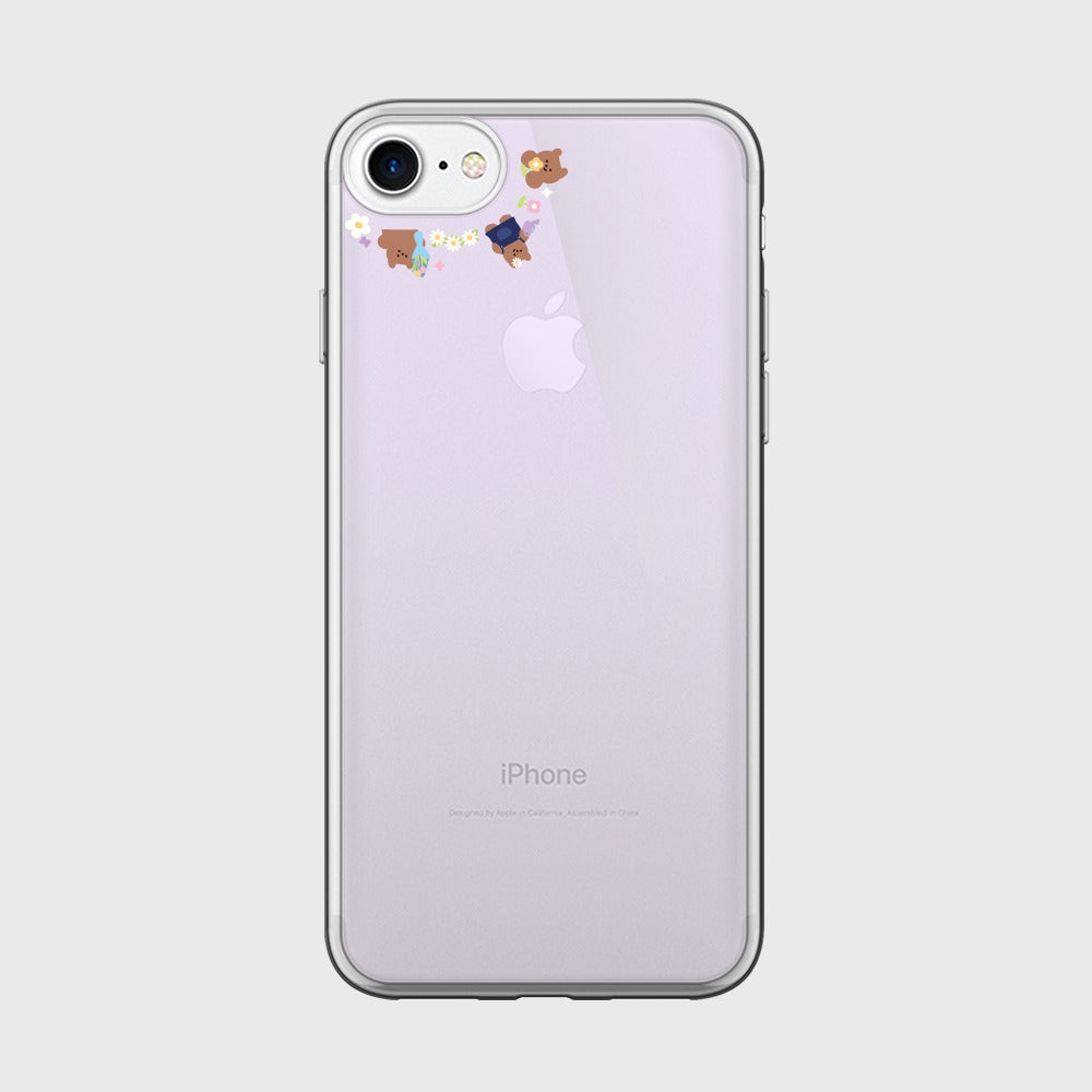 ｜THENINEMALL｜ Camera Flower Gummy Mirror Phone Case