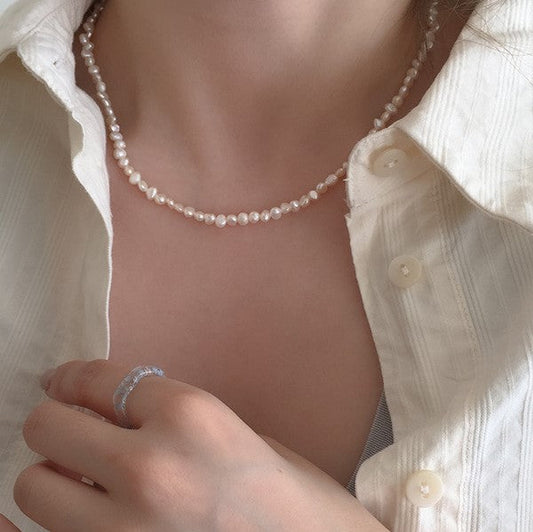 ｜moat｜ Coco Pearl Necklace (silver925)
