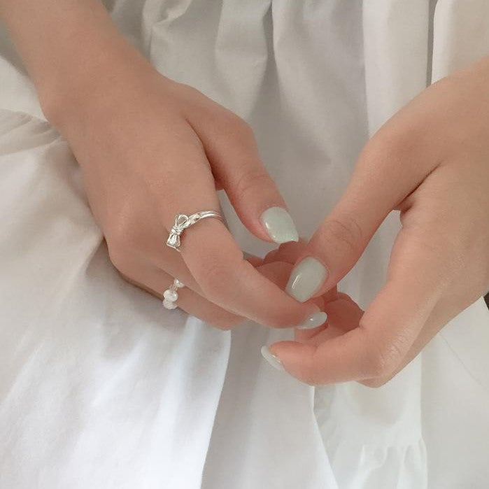 ｜moat｜ Day Ribbon Ring (silver925)