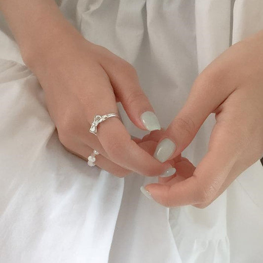 ｜moat｜ Day Ribbon Ring (silver925)