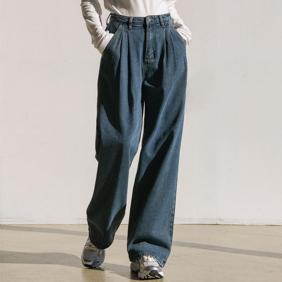 ｜PIGMENT｜｜T:RENDY｜ Napping Winter Pintuck Demin Pant