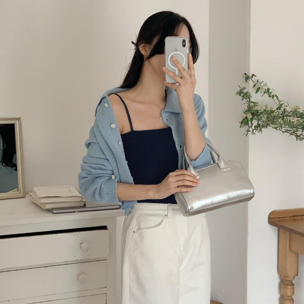 ｜98°C｜ Jenny Mini Tote Bag (Silver)