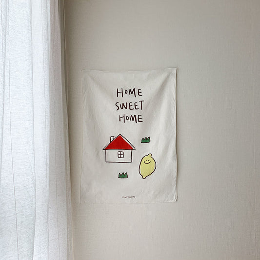 ｜second morning｜ Home Sweet Home Fabric Poster